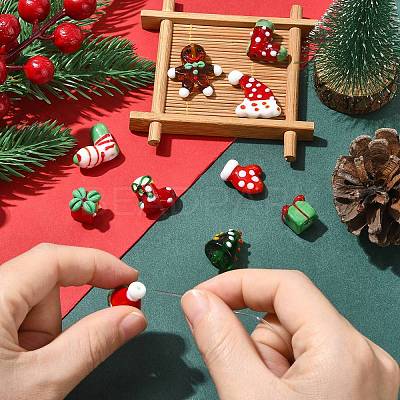 10Pcs 10 Styles Handmade Lampwork Beads LAMP-CJ0002-73-1