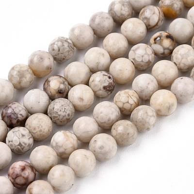 Natural Maifanite/Maifan Stone Beads Strands G-F353-4mm-1