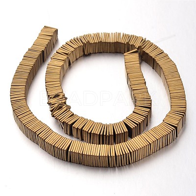 Electroplate Non-magnetic Synthetic Hematite Bead Strands G-F300-20B-F03-1