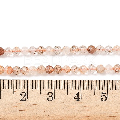 Natural Rutilated Quartz Beads Strands G-L622-C06-3mm-1