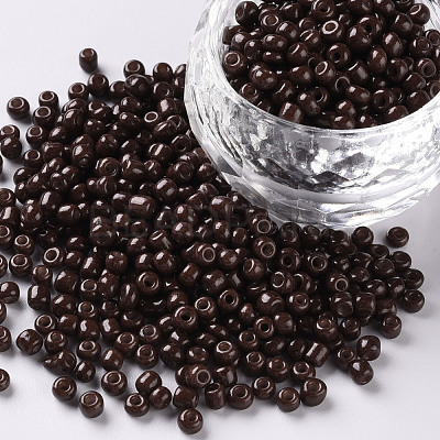 Baking Paint Glass Seed Beads SEED-US0003-3mm-K18-1