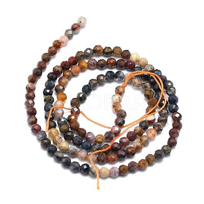 Natural Pietersite Beads Strands G-P457-A02-04-1