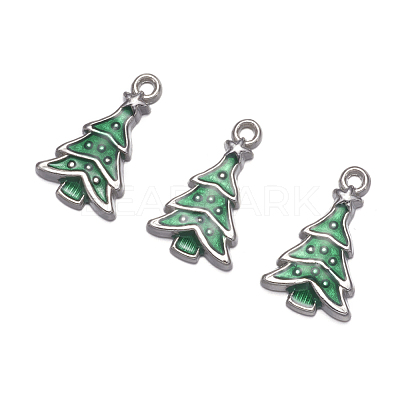 Alloy Enamel Pendants EAP0307Y-1