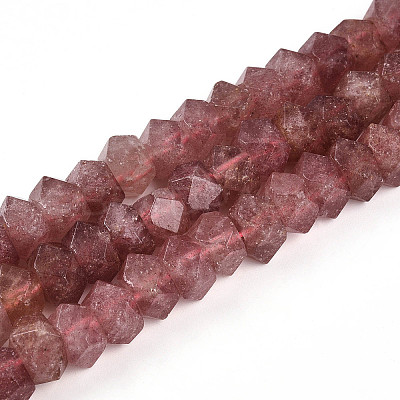 Natural Strawberry Quartz Beads Strands G-N347-09A-04-1