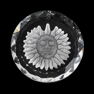 Transparent Glass Pendants X-GLAA-Q090-03-1