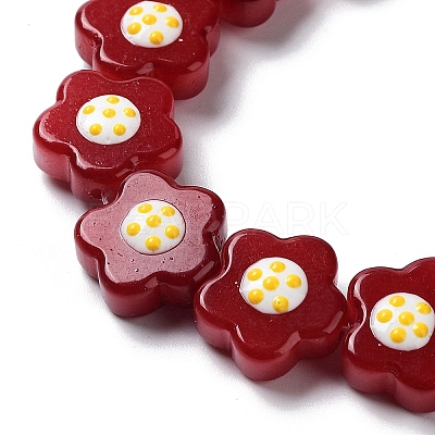 Glass Beads Strands LAMP-R145-07H-1