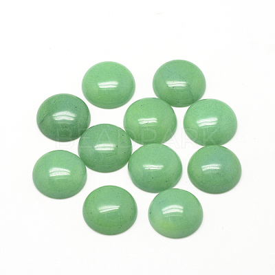 Natural White Jade Cabochons G-R416-12mm-05-1