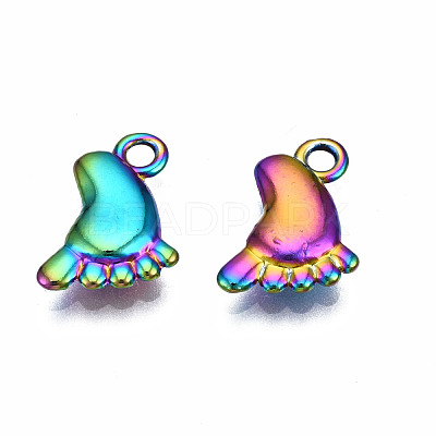 Rainbow Color Alloy Charms PALLOY-N163-107-NR-1