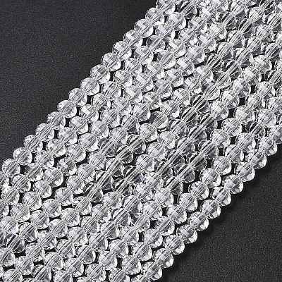 Transparent Glass Beads Strands GLAA-G125-01A-01-1