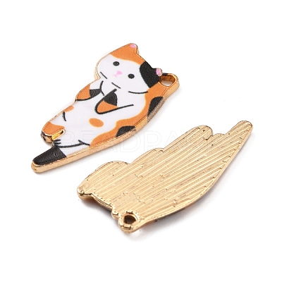 Alloy Enamel Pendants ENAM-WH0054-58D-1