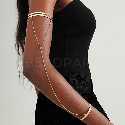 Alloy Chain Cuff Bangles FS-WGDB032-01-1
