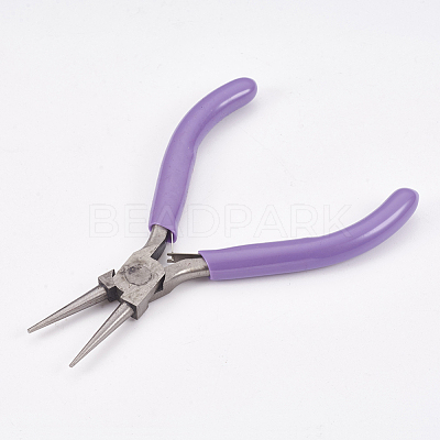 45# Carbon Steel Round Nose Pliers PT-L004-03-1