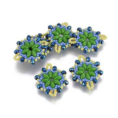 MIYUKI & TOHO Handmade Japanese Seed Beads Links SEED-E004-H25-1