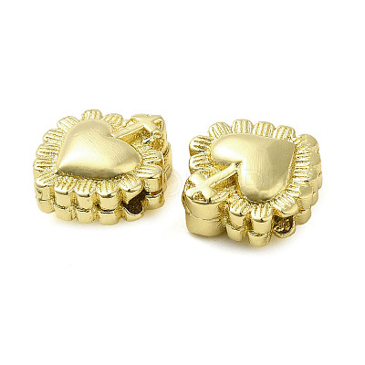 Rack Plating Brass Beads KK-Q784-35G-1