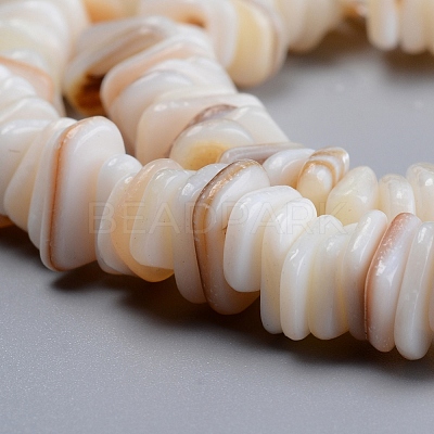 Natural Freshwater Shell Beads Strands X-SHEL-D078-01B-1