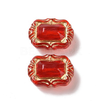 Transparent Acrylic Beads X-OACR-E015-11-1