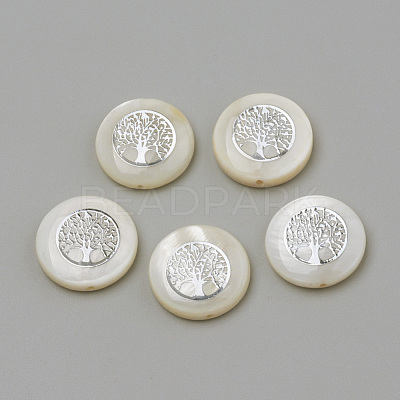 Natural Freshwater Shell Beads X-SHEL-Q011-006P-1