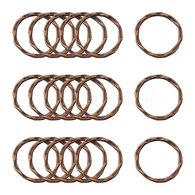 Tibetan Style Linking Rings PALLOY-A017-R-FF-1