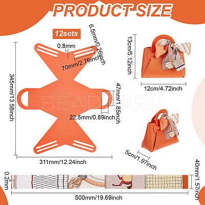 PU Leather Candy Gift Handbags AJEW-WH0518-62A-02-1