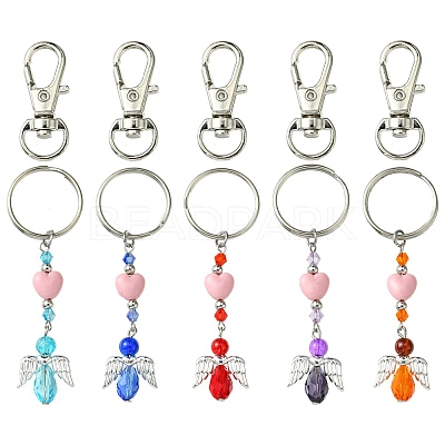 Glass & Acrylic Pendant Keychain KEYC-FS0001-04-1