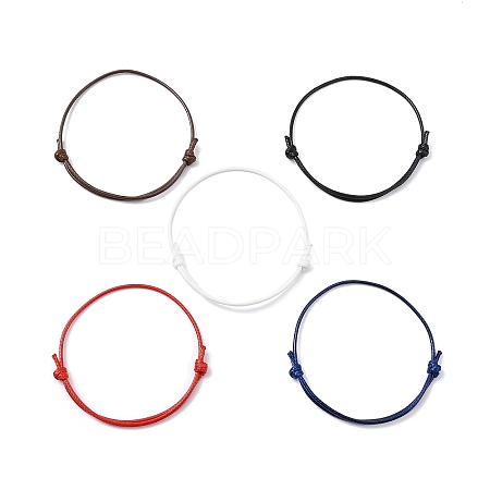 5Pcs 5 Colors Eco-Friendly Korean Waxed Polyester Cord AJEW-JB01200-04-1