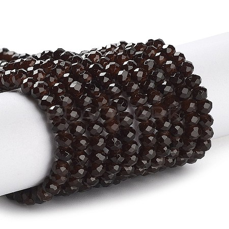 Baking Paint Imitation Jade Glass Bead Strands X-DGLA-A034-J4MM-A11-1