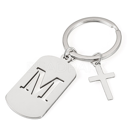 1Pc Stainless Steel Keychains KEYC-TADJ0001-08M-1