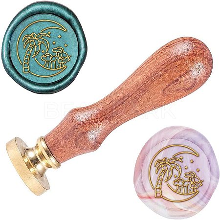 Wax Seal Stamp Set AJEW-WH0131-494-1