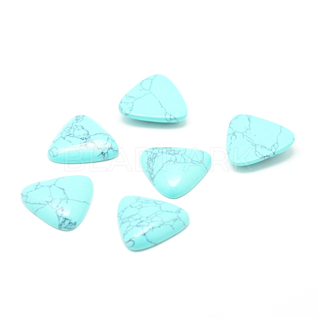 Synthetic Turquoise Gemstone Cabochons G-T025-10x10mm-01-1
