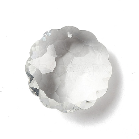 Transparent Glass Pendants GLAA-F118-10-1