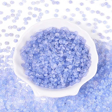 Baking Paint Glass Seed Beads GLAA-T023-43C-1