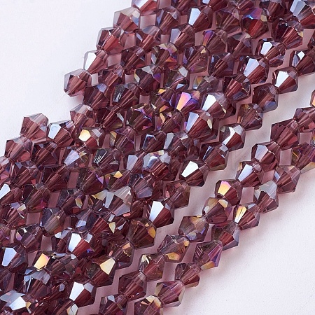 Glass Beads Strands X-EGLA-S056-01-1