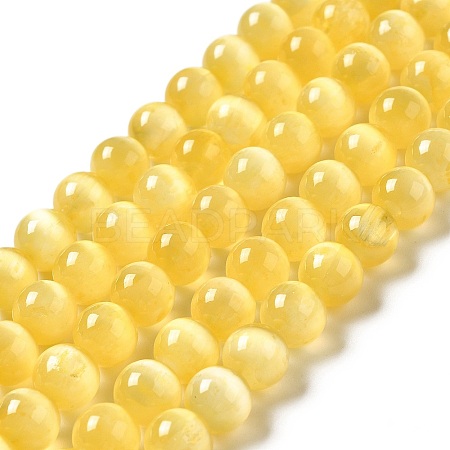 Natural Selenite Beads Strands G-P493-01F-1