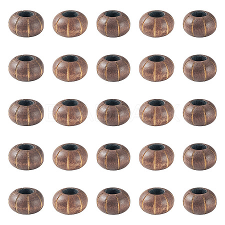 Wood European Beads WOOD-TA0003-09D-1