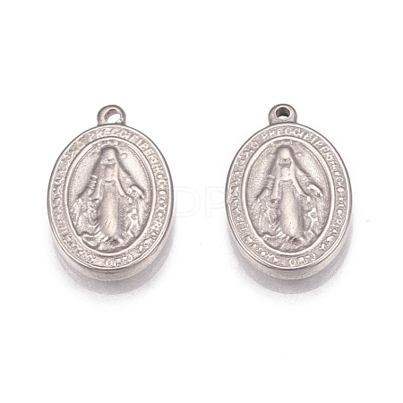 Non-Tarnish 304 Stainless Steel Pendants STAS-H109-29P-1