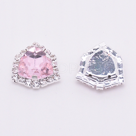 Glass Rhinestone Sew on Rhinestone RB-WH0004-02P-02-1