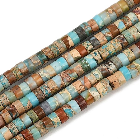 Natural Imperial Jasper Beads Strands G-Q171-A01-01K-1