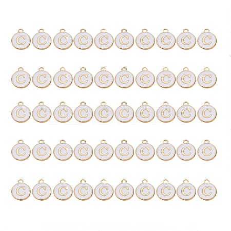 Golden Plated Alloy Charms ENAM-SZ0001-25A-C-1