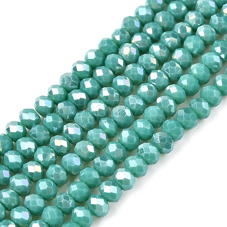 Electroplate Glass Beads Strands LS-EGLA-A044-P2mm-B31-1