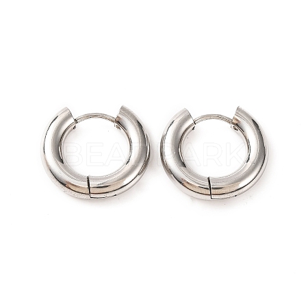 Non-Tarnish 304 Stainless Steel Hoop Earrings for Women EJEW-F339-01P-01-1