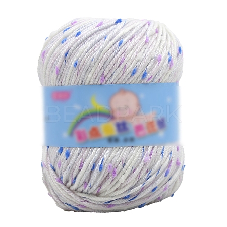 Confetti Dot Polyester Knitting Crochet Yarn PW-WGE3126-06-1