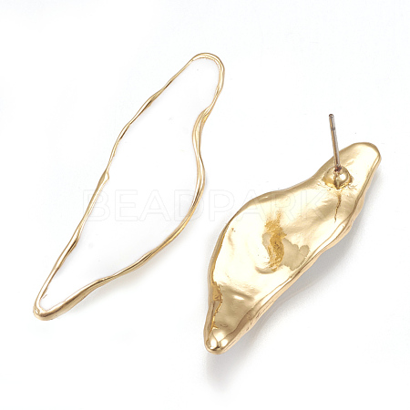 Alloy Enamel Stud Earrings PALLOY-T056-22D-1