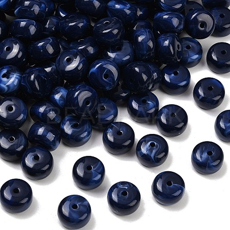 Opaque Acrylic Beads X-MACR-C037-03D-1