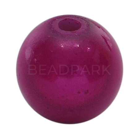 Spray Painted Acrylic Beads X-PB9280-4-1