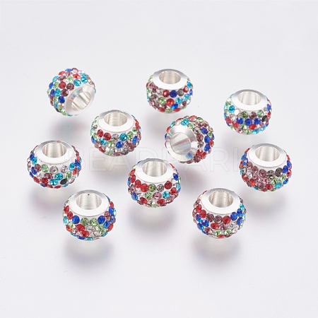 304 Stainless Steel European Beads CPDL-E045-A08-1
