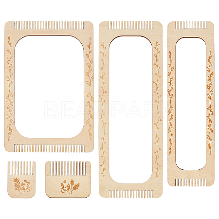 5Pcs 5 Styles Mini Bookmark Weaving Tool FIND-BC0019-20-1