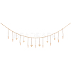 Wall Hanging Photo Display with Wooden Beads Garland AJEW-WH20011-54E-1