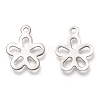 Non-Tarnish 201 Stainless Steel Charms STAS-C017-21P-2