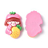 Opaque Resin Cabochons CRES-P023-06K-2