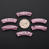 Transparent Crackle Acrylic Beads CACR-S009-001A-N26-4